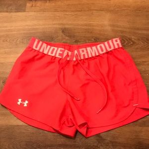 under armour XS pink shorts